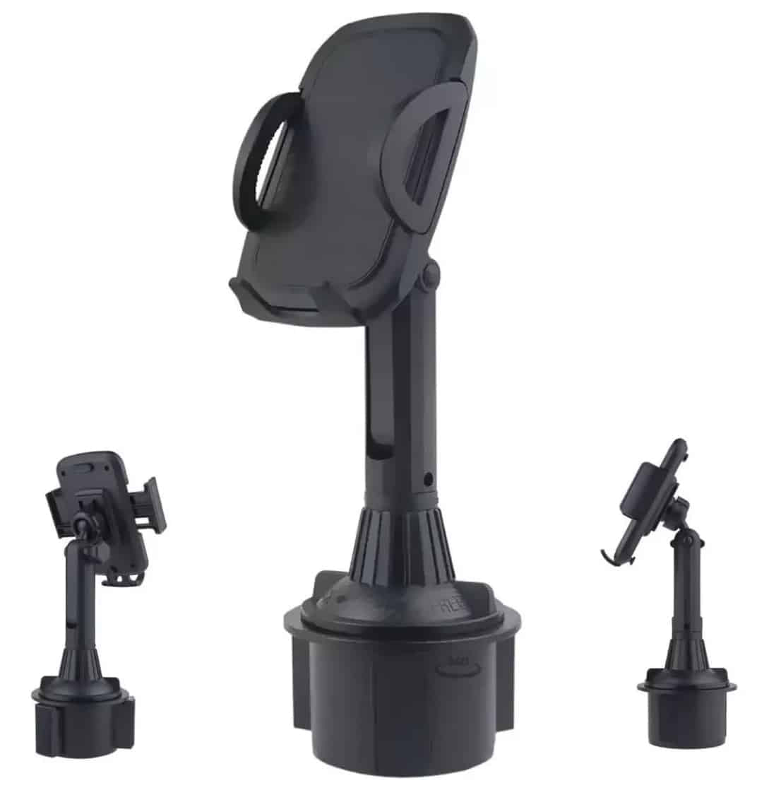SOPORTE CELULAR CARRO PORTA VASOS GIRATORIO 360º AJUSTABLE