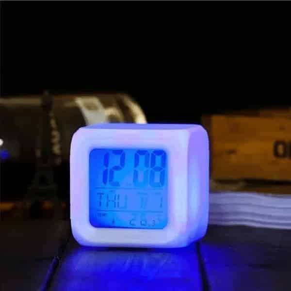 Digital despertador Luz nocturna niños Cube Escritorio