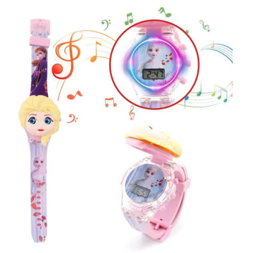 RELOJ DIGITAL NIÑOS LUCES TAPA PERSONAJES INFANTILES - Image 5